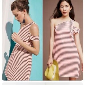 Anthropologie Maeve one shoulder dress